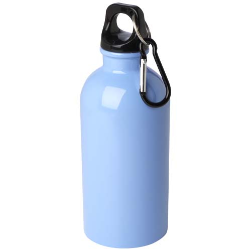 Bouteille 400 ml simple paroi en acier recyclé Oregon Bleu nuage